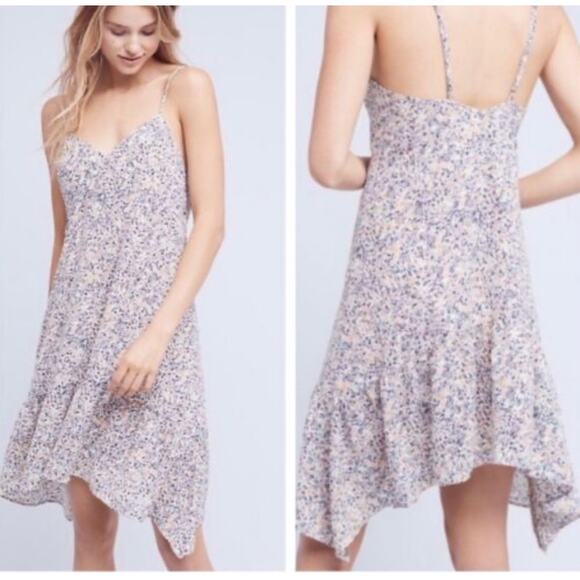 Anthropologie Lilka Aubrietta Sundress Womens Small Hi-Low Ruffle Multicolor - Picture 1 of 11